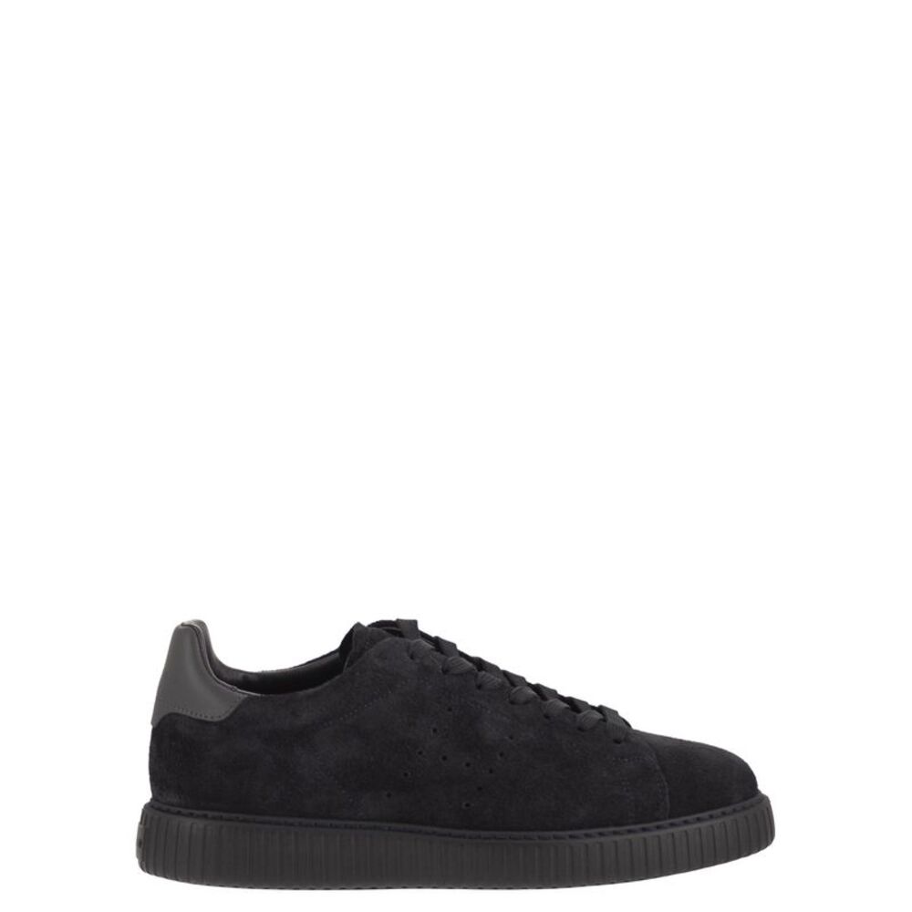 Hogan Men H-Stripes - Suede And Leather Trainers
